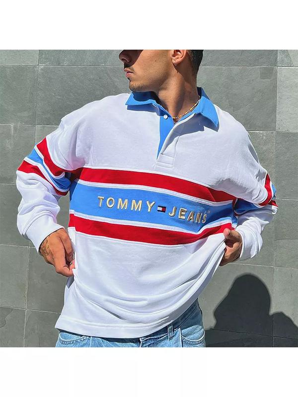 Лонгслив поло Tommy Hilfiger длинный рукав 212561120